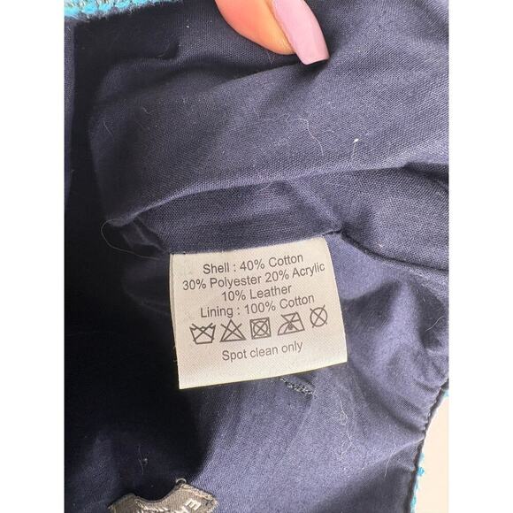 Vintage Earthbound Trading Backpack Rainbow Suede Hippie Cottagecore Bohomenian - Picture 4 of 8